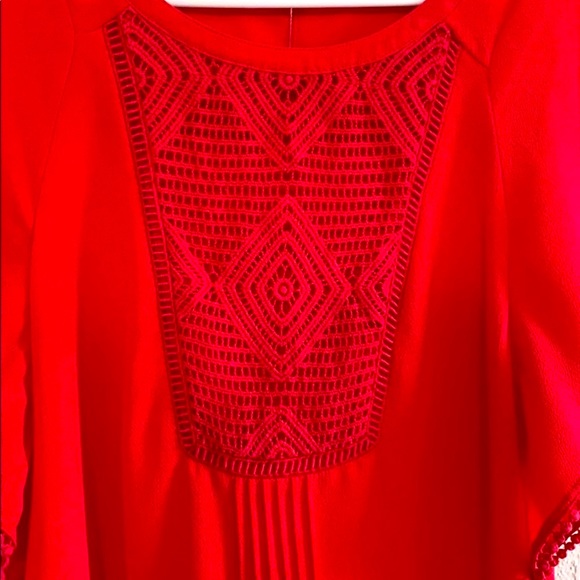 Anthropologie Meadow Rue Flowy Polyester Top - Picture 5 of 6